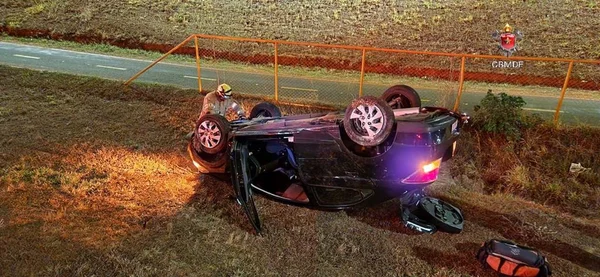 Três acidentes de trânsito em menos de 2h deixam cinco feridos no DF