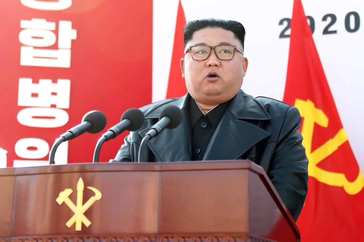 Imagem colorida, Ditador norte-coreano Kim Jong-un Coreia do Norte - Metrópoles