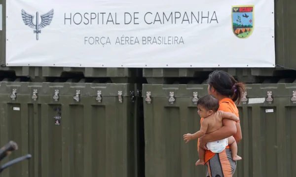 Hospital de campanha já fez mais de 300 atendimentos aos Yanomami