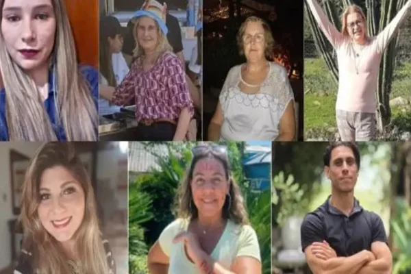 Imagem colorida de vítimas de acidente - Metrópoles