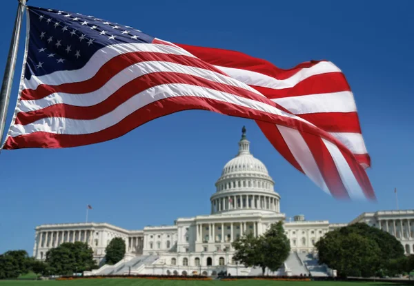 Imagem colorida do Congresso Americano - Metrópoles