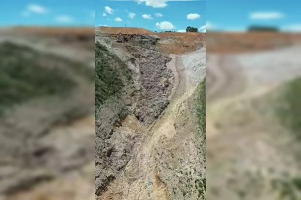 Imagens mostram como ficou aterro após segundo desabamento de lixo