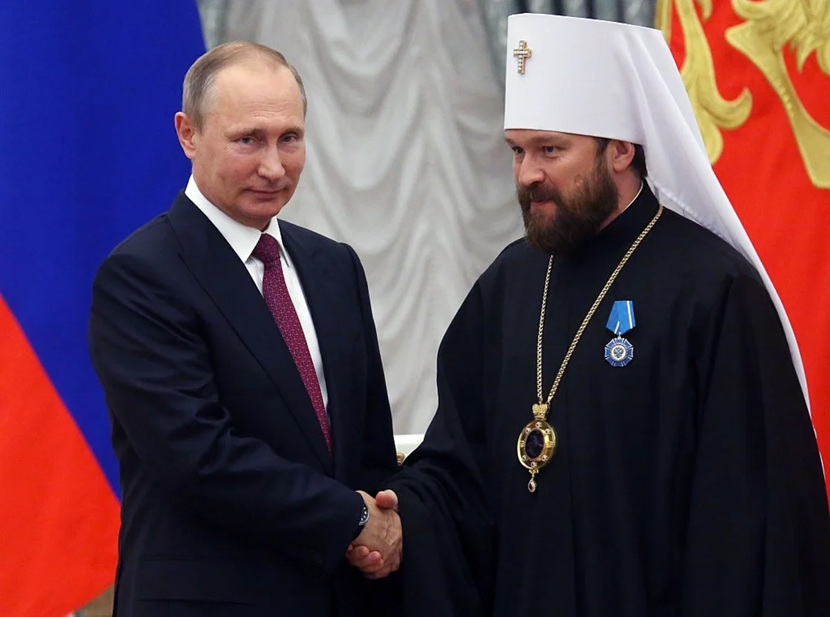 Hilarion Alfeyev e Vladimir Putin Hilarion Alfeyev e Vladimir Putin
