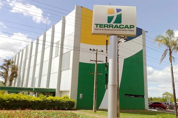 Vista externa da sede da Terracap