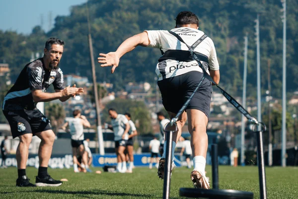 Treinamento no CT Rei Pelé