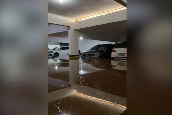 alagamento na Asa Norte