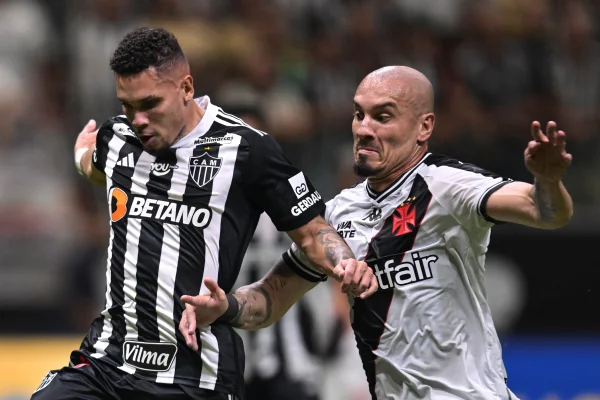 Foto colorida do jogo entre Atlético-MG x Vasco, pela semifinal da Copa do Brasil, em Belo Horizonte - Metrópoles