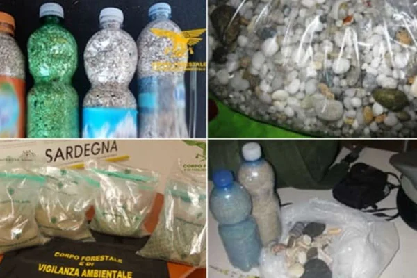 Turista é multado em R$ 6 mil após roubar areia de praia na Itália