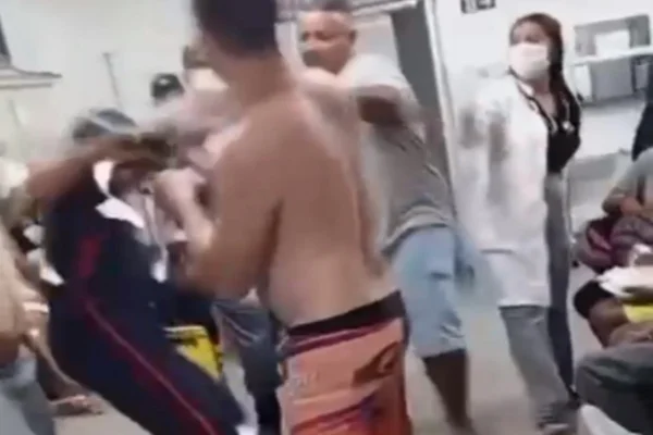 Homem agride socorrista do Samu em Sergipe/Reprodução