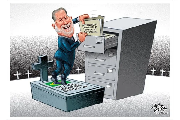 Charge do Amarildo