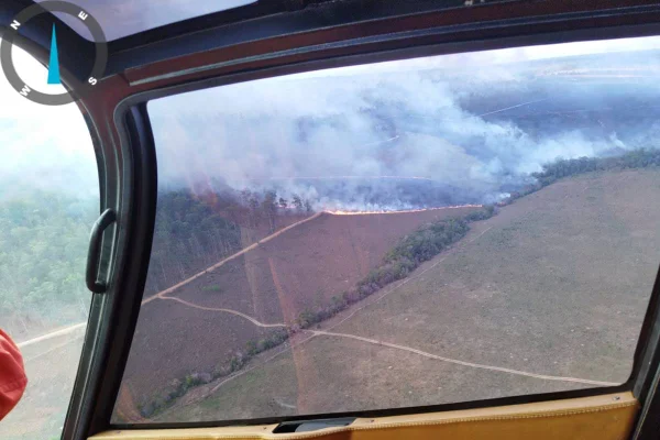 “Indícios de fogo proposital”, diz CBMDF sobre incêndio no Parque Nacional