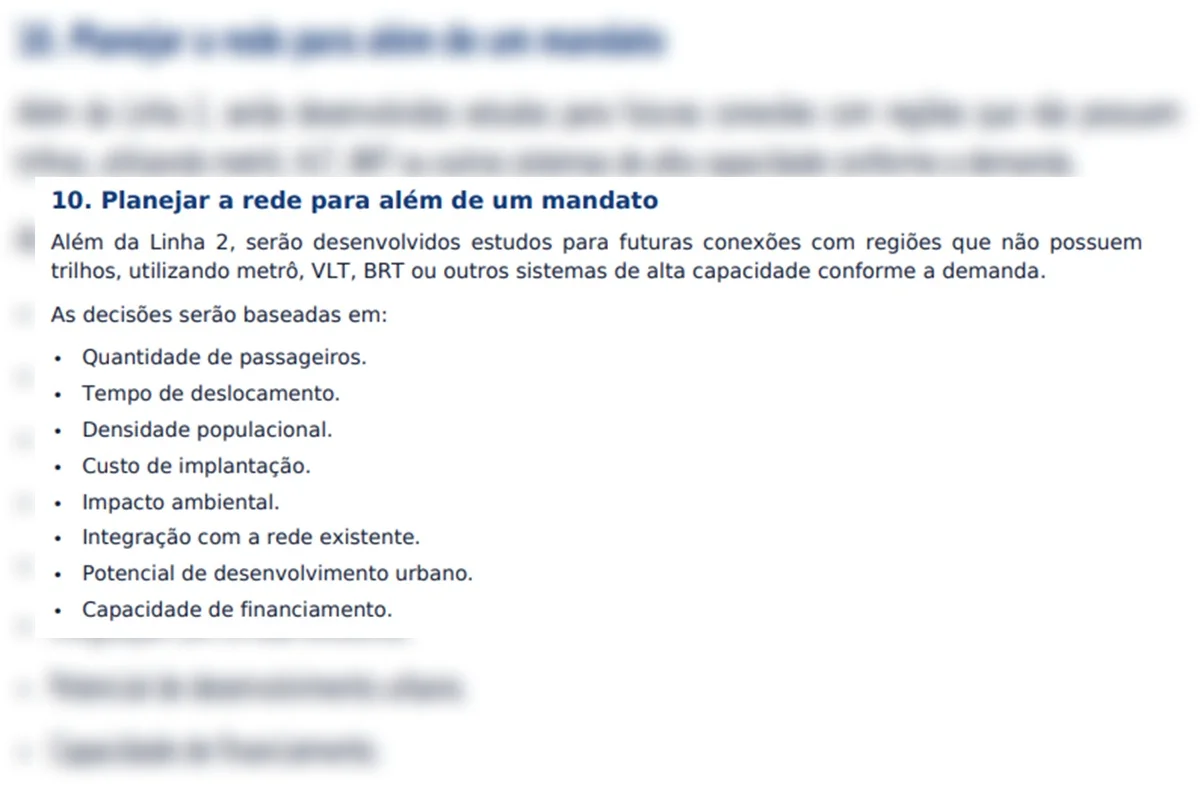 Propostas do candidato Elisson Ferreira Propostas do candidato Elisson Ferreira