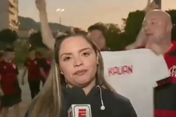 Repórter assediada por torcedor: “Sofri importunação enquanto trabalhava e isso é crime”