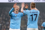 Haaland e De Bruyne.