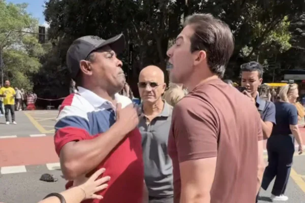 Homem de 51 anos e vereador Rubinho Nunes (União) discutem na Av. Paulista