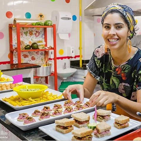 Inhame e palmito destronam o croquete na festa da filha da Bela Gil. Confira o cardápio