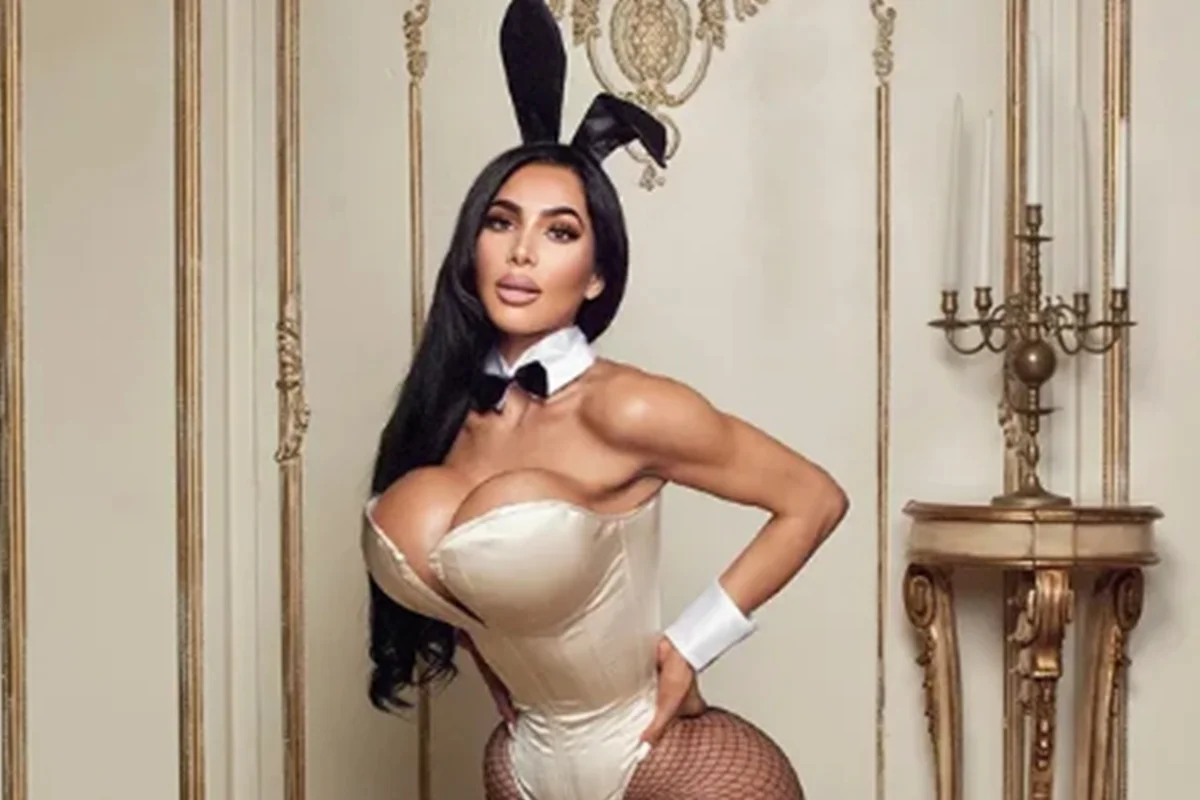Christina Ashten Gourkani era sósia de Kim Kardashian Christina Ashten Gourkani era sósia de Kim Kardashian