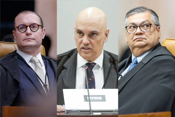 Trama golpista: STF tem maioria contra afastar Zanin, Dino e Moraes