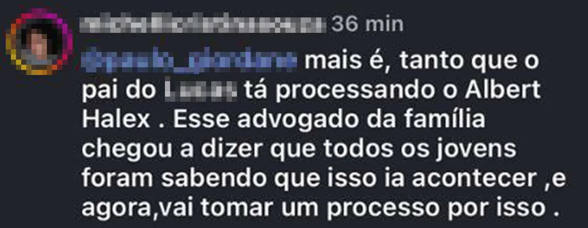 Família de Rodrigo castanheira acusa mulher de stalking Família de Rodrigo castanheira acusa mulher de stalking
