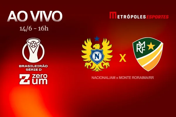 Série D ZeroUm: Metrópoles transmite Nacional-AM x Monte Roraima-RR
