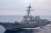 navio de guerra dos EUA