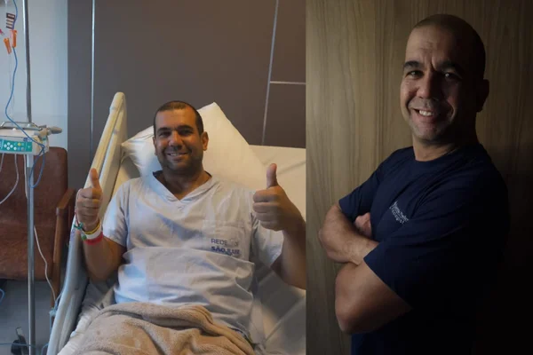 Foto mostra Maurício Nader, educador físico que superou leucemia