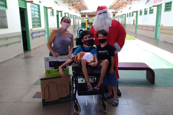 Crianças e Papai Noel