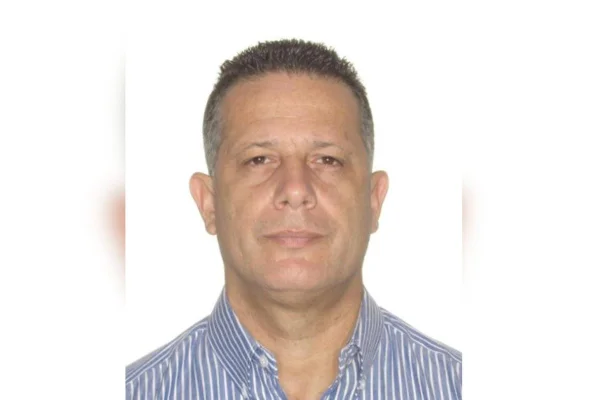 Foto colorida do major Ricardo Silva, preso por agredir e tentar estrangular a esposa, na casa da família, em Santo André, região metropolitana de São Paulo.