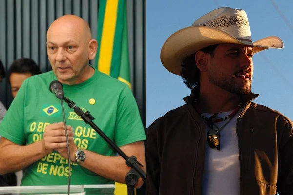 Montagem de imagens mostra Luciano Hang e César Rincon (da esquerda para direita) - Metrópoles