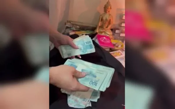 Suposta cigana enviou vídeo para o casal ajudando a resolver problemas no casamento, em Goiânia, Goiás