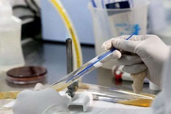 teste em laboratório