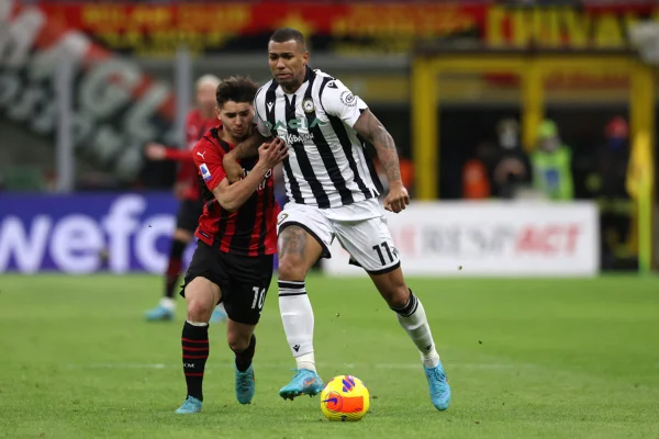Milan ficou só no empate com a Udinese