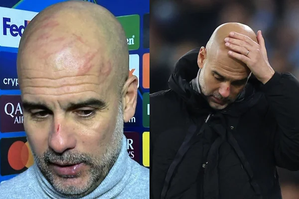 Foto colorida de Pep Guardiola, do Manchester City - Metrópoles