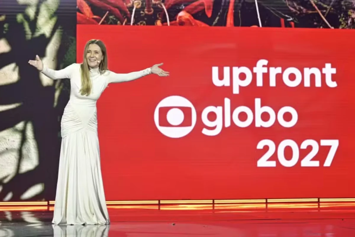 Adriana Esteves no Upfront da Globo Adriana Esteves no Upfront da Globo