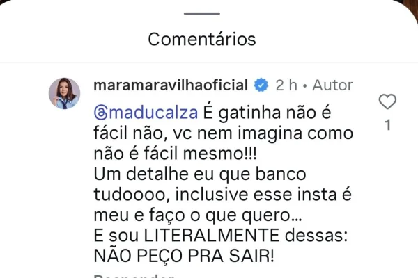 Mara Maravilha expõe Gabriel Torres e diz que banca o ex-marido - destaque galeria Mara Maravilha expõe Gabriel Torres e diz que banca o ex-marido - destaque galeria
