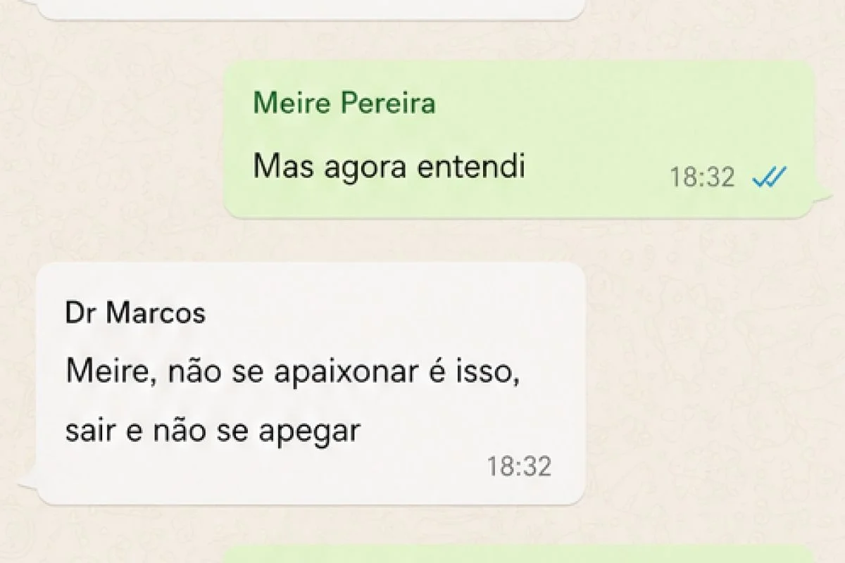 Trechos de conversas entre Meire Pereira e Marcos José Gomes Corrêa Trechos de conversas entre Meire Pereira e Marcos José Gomes Corrêa