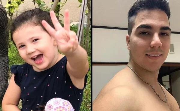 Julia Sumita Silveira (a esquerda) e Valdeirton Macionato (a direita) vítimas de acidente de trânsito - Metrópoles