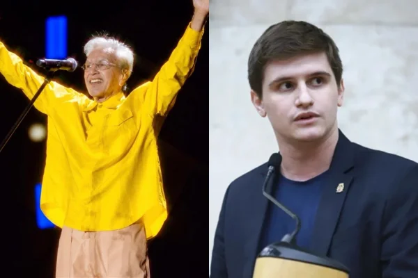 Caetano Veloso processa Lucas Pavanato após ser chamado de “vagabundo”