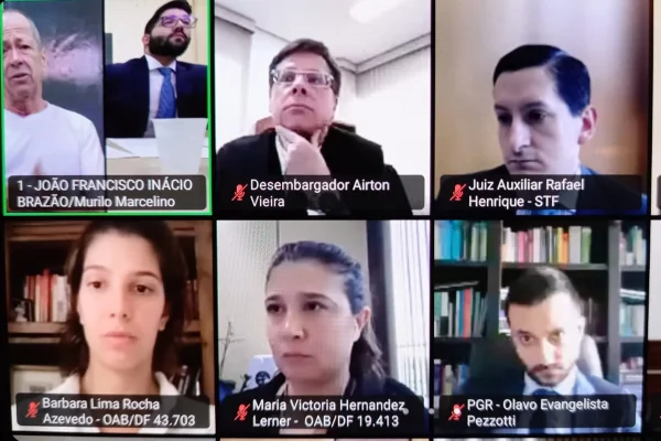 Imagem colorida de audiência com Chiquinho Brazão no caso Marielle