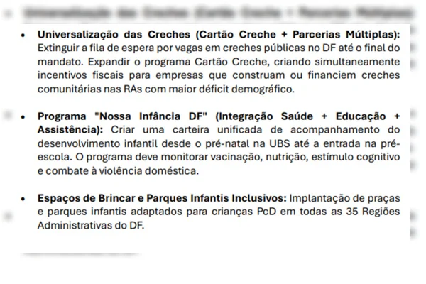 Dois dos 11 candidatos ao GDF não têm propostas para crianças - destaque galeria