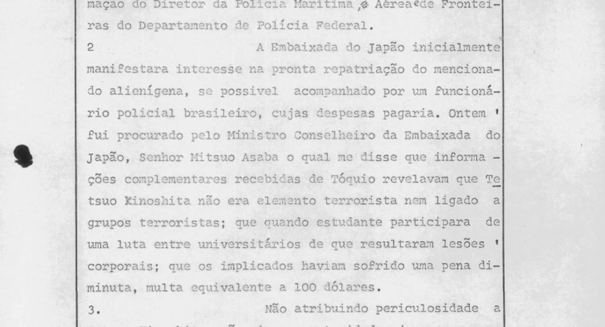 Itamaraty ajudou a evitar atentado a príncipe do Japão no Brasil em 1978 - imagem 2 Itamaraty ajudou a evitar atentado a príncipe do Japão no Brasil em 1978 - imagem 2