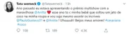 Tatá é só elogios a Anitta e Paulo Gustavo