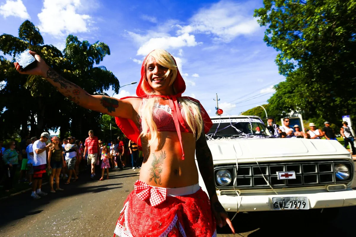 Foliões tomam as ruas de Brasília no segundo dia de carnaval - imagem 14 Foliões tomam as ruas de Brasília no segundo dia de carnaval - imagem 14