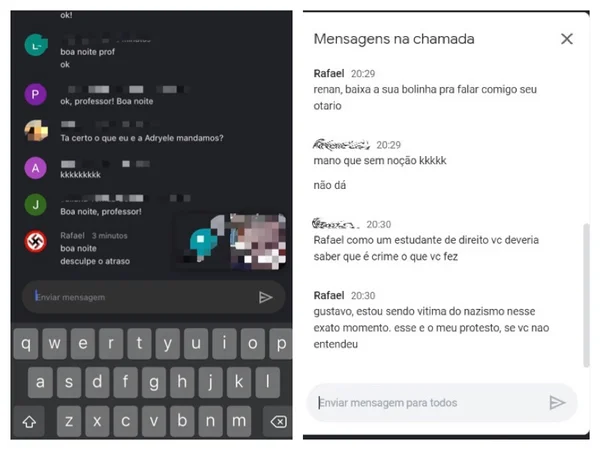 SP: aluno exibe símbolo nazista em aula virtual da Universidade Mackenzie