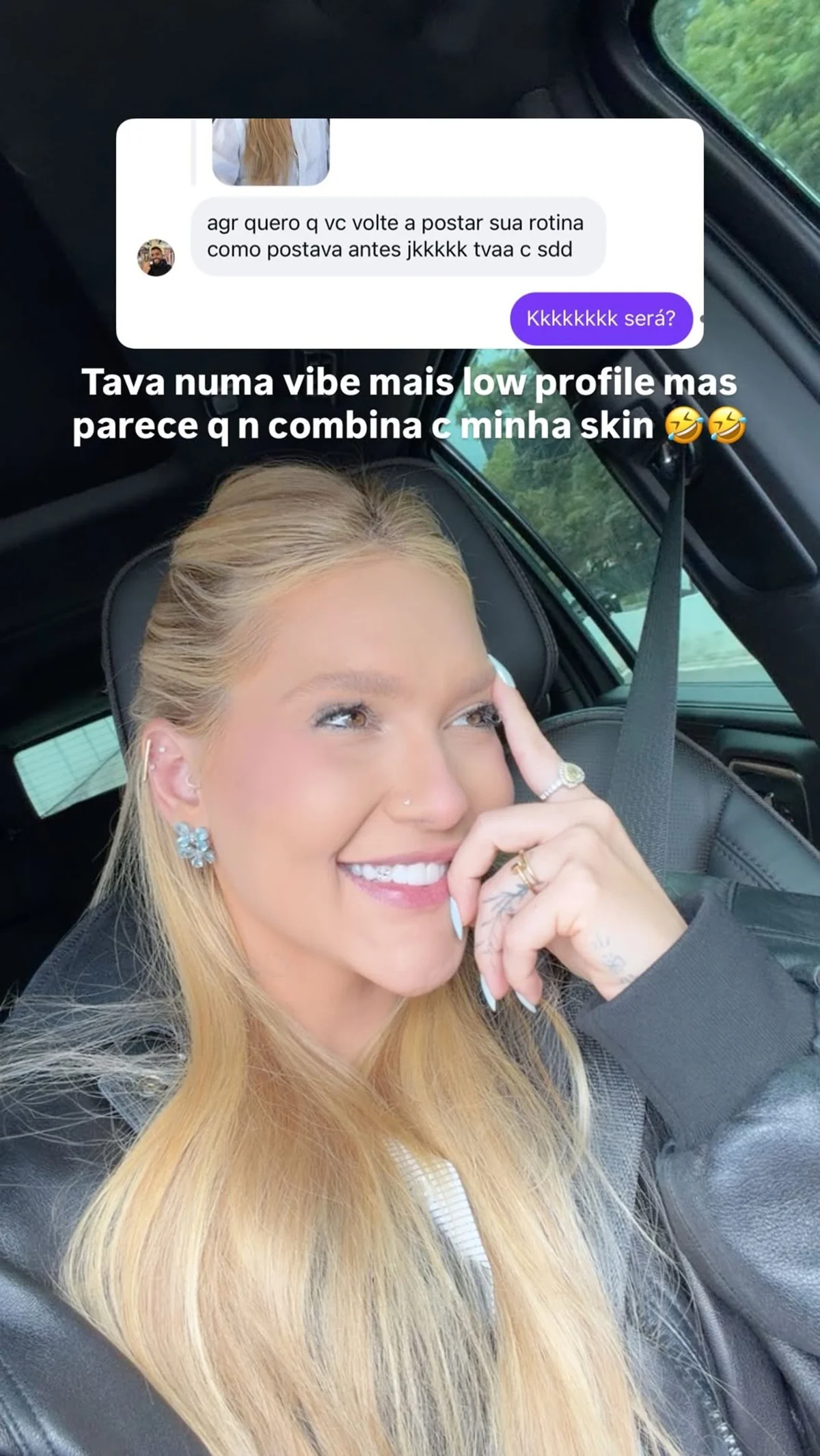 Virginia diz que “low profile” não combina com ela após término com Vini Jr Virginia diz que “low profile” não combina com ela após término com Vini Jr