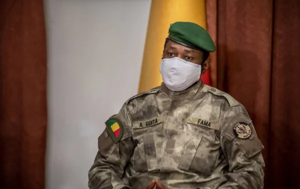 Imagem colorida mostra Assimi Goïta, chefe da junta militar que tomou o poder no Mali em 2021 - Metrópoles