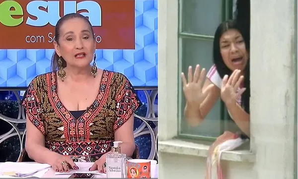 Sônia Abrão dividindo tela com Eloá