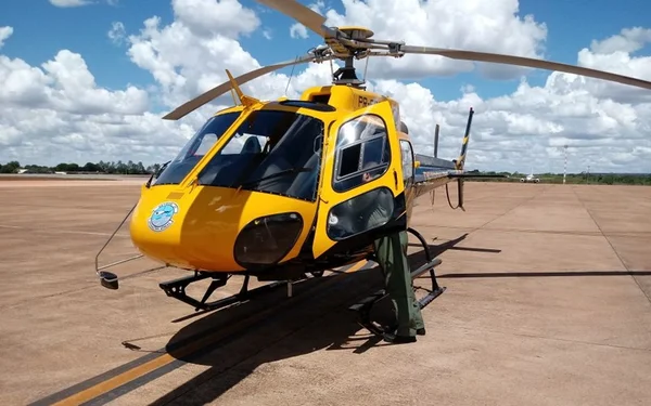 Helicóptero do Detran transporta coração para paciente do DF