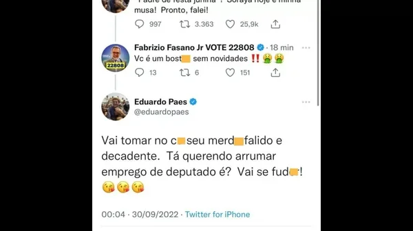 eduardo paes xinga candidato do pl