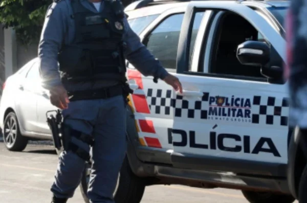 Imagem colorida de viatura da PM no Mato Grosso - Metrópoles